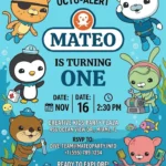 octonauts birthday invitation