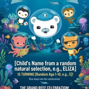 octonauts birthday invitation