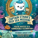 octonauts birthday invitation