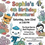 octonauts birthday invitation