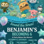 octonauts birthday invitation