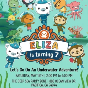 the octonauts birthday invitation