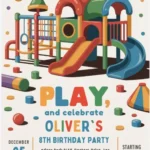 playground birthday invitation