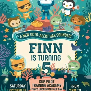 ocean birthday invitation