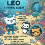 underwater 6th birthday invitation