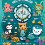 octonauts birthday invitation