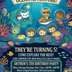 octonauts birthday invitation