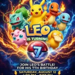 monster birthday invitation