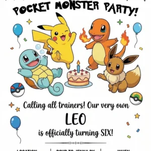 adventure boy birthday invitation
