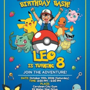 adventure gaming birthday invitation