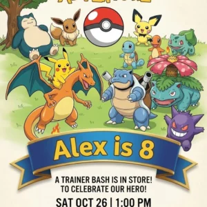 monster birthday invitation