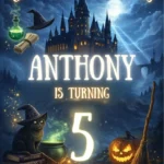 wizards and witches birthday invitation