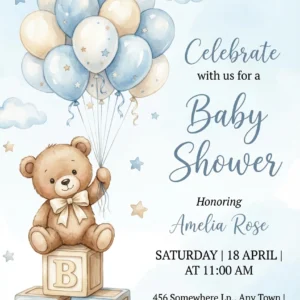 baby shower invitation