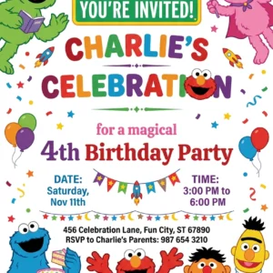birthday invitation