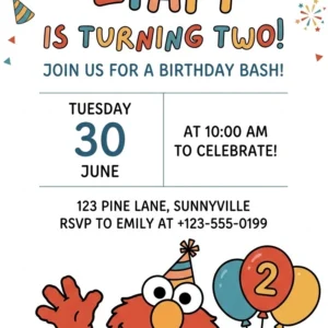 birthday invitation