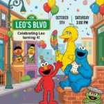 sesame street birthday invitation
