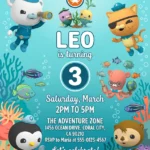 octonauts birthday invitation