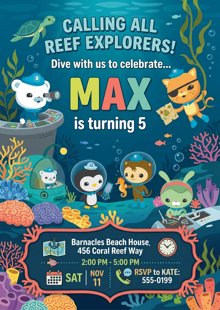 birthday invitation