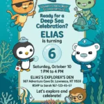 under the sea birthday invitation