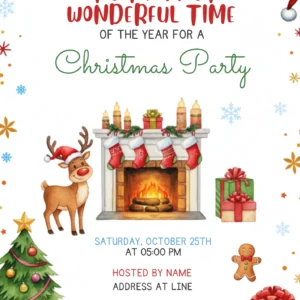 christmas party invitation