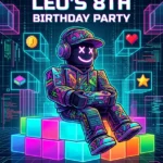 roblox birthday invitation