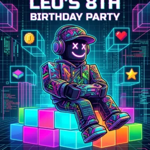 roblox birthday invitation