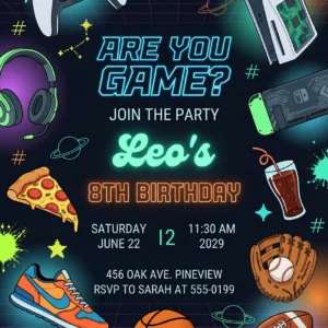 bruh you in birthday invitation