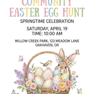 easter egg hunt invitation