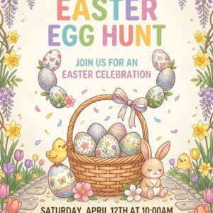 easter egg hunt invitation