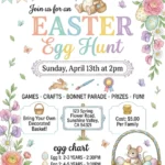 easter egg hunt invitation