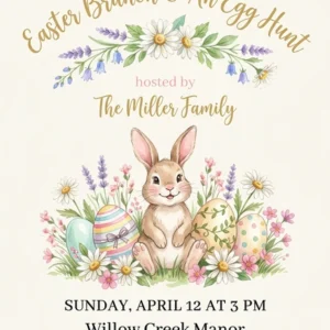 easter brunch invitation