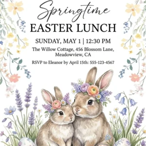 easter egg hunt invitation