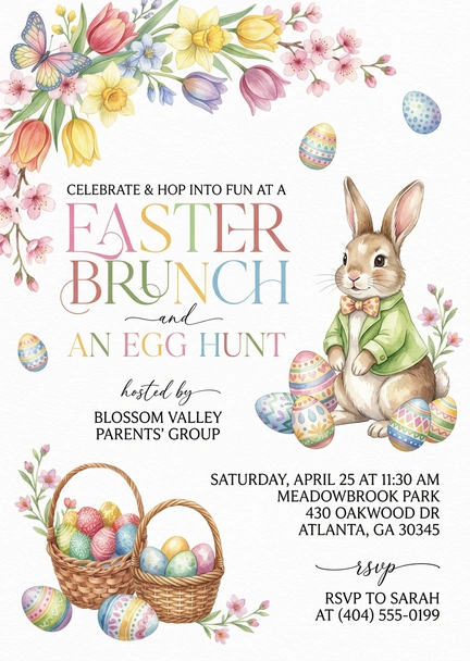 easter brunch invitation