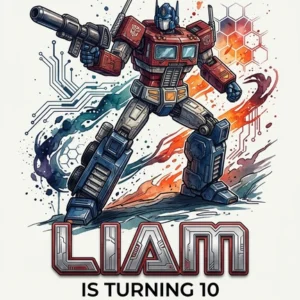 transformers birthday invitation