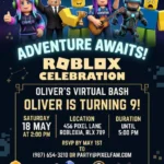 roblox birthday invitation