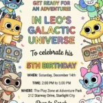 dandy's world birthday invitation