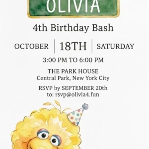 sesame street elmo birthday invitation
