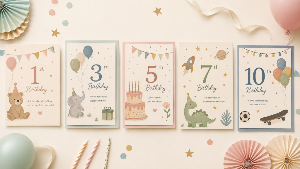 Birthday Invitation Wording Ideas for Every Age